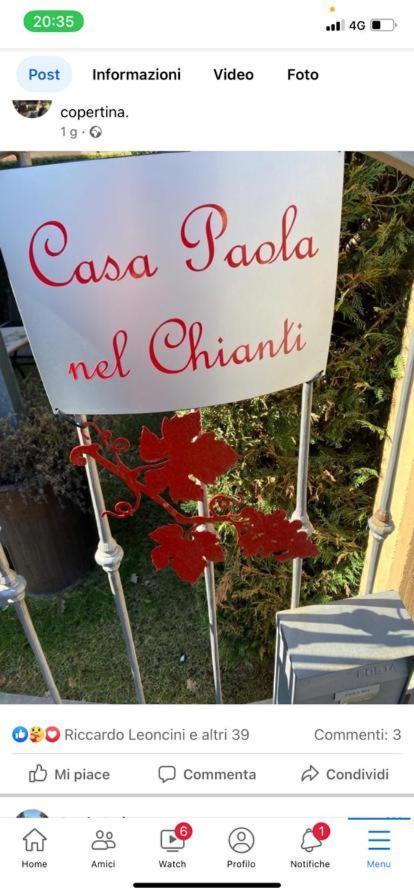 Casa Paola Nel Chianti Bed and Breakfast Castelnuovo Berardenga Εξωτερικό φωτογραφία